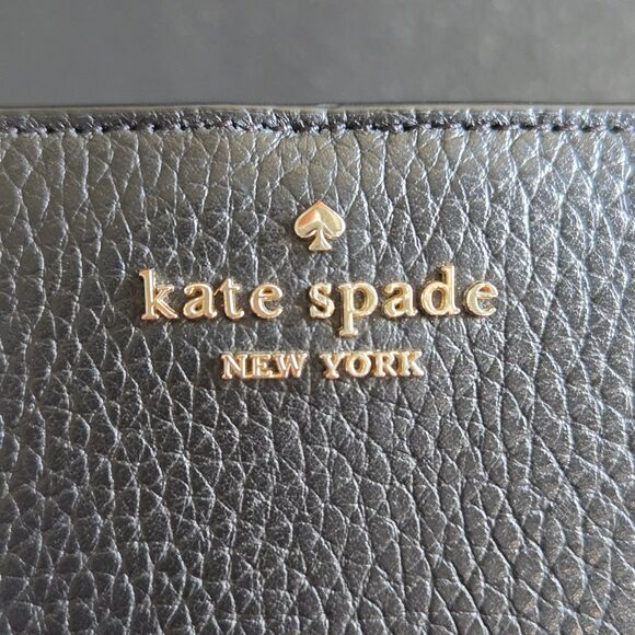 Kate Spade Slim Bifold Wallet Black - Picture 2 of 2